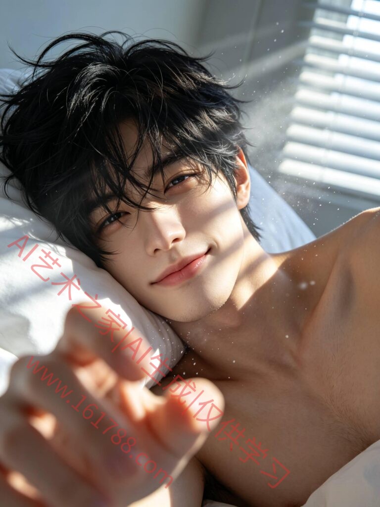 POV女友视角｜刚睡醒慵懒男生3D角色