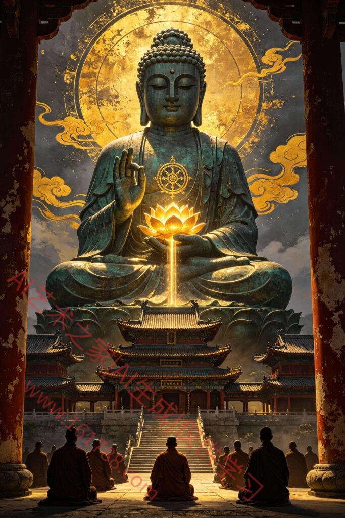 万佛朝宗｜东方幻想佛国净土数字艺术
