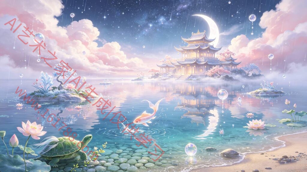 上古仙海｜浮空仙岛星河仙境