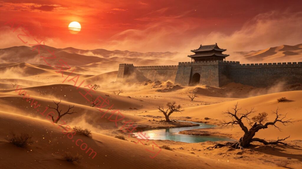 大漠仙塞 边关古风仙侠古城