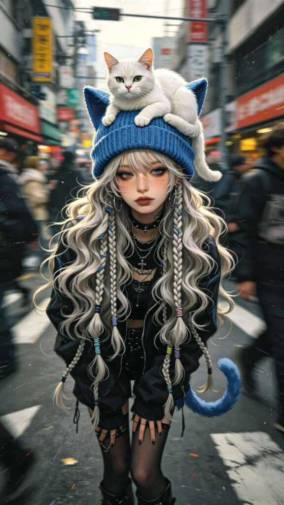 朦胧美学时尚人像 甜酷辣妹INS风高清壁纸