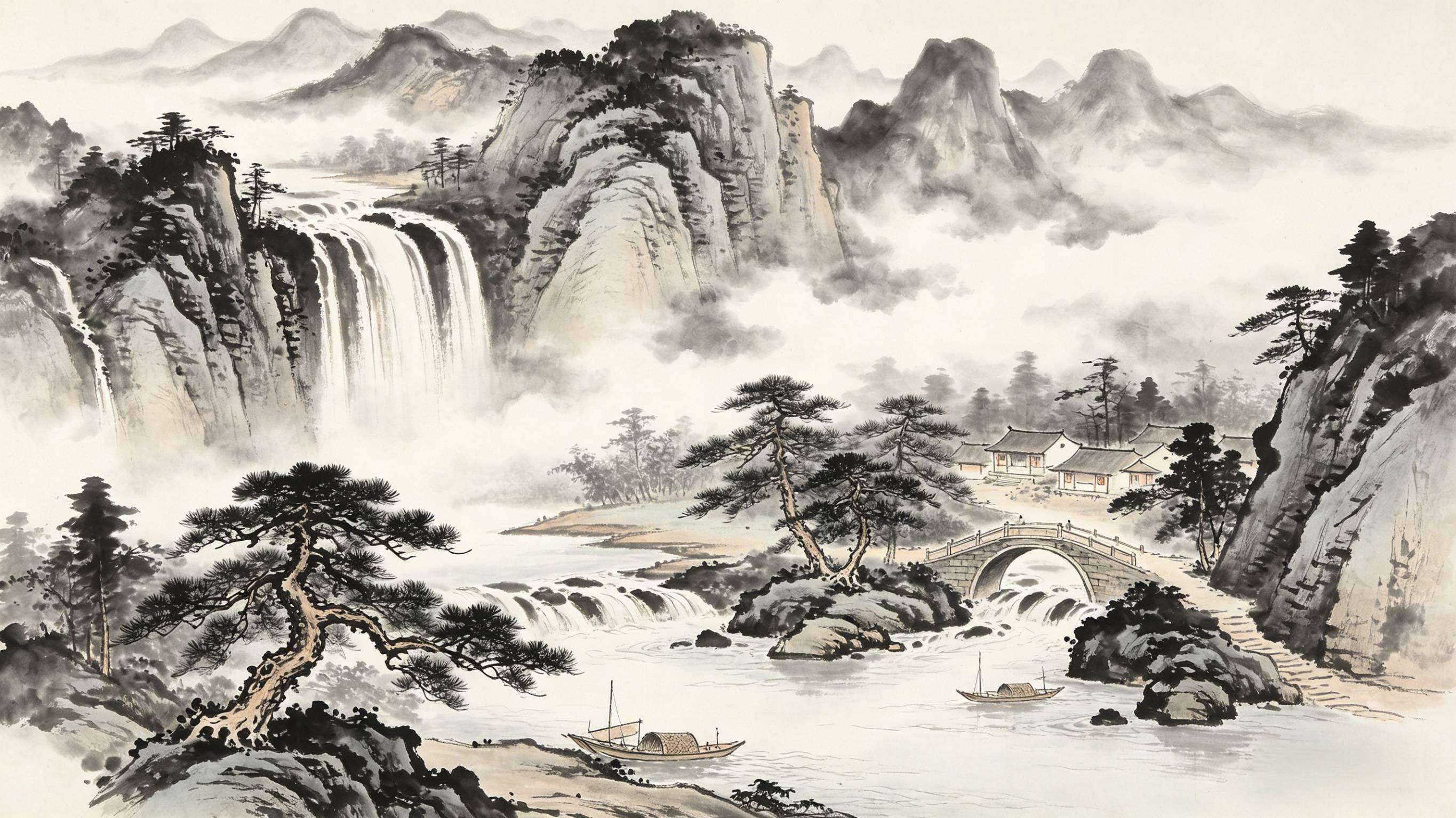 古风山水｜水墨国风意境8K高清