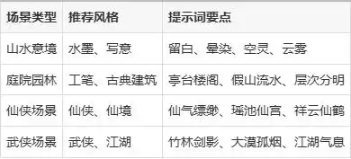 古风场景AI绘画教程_山水庭院仙侠意境营造技巧