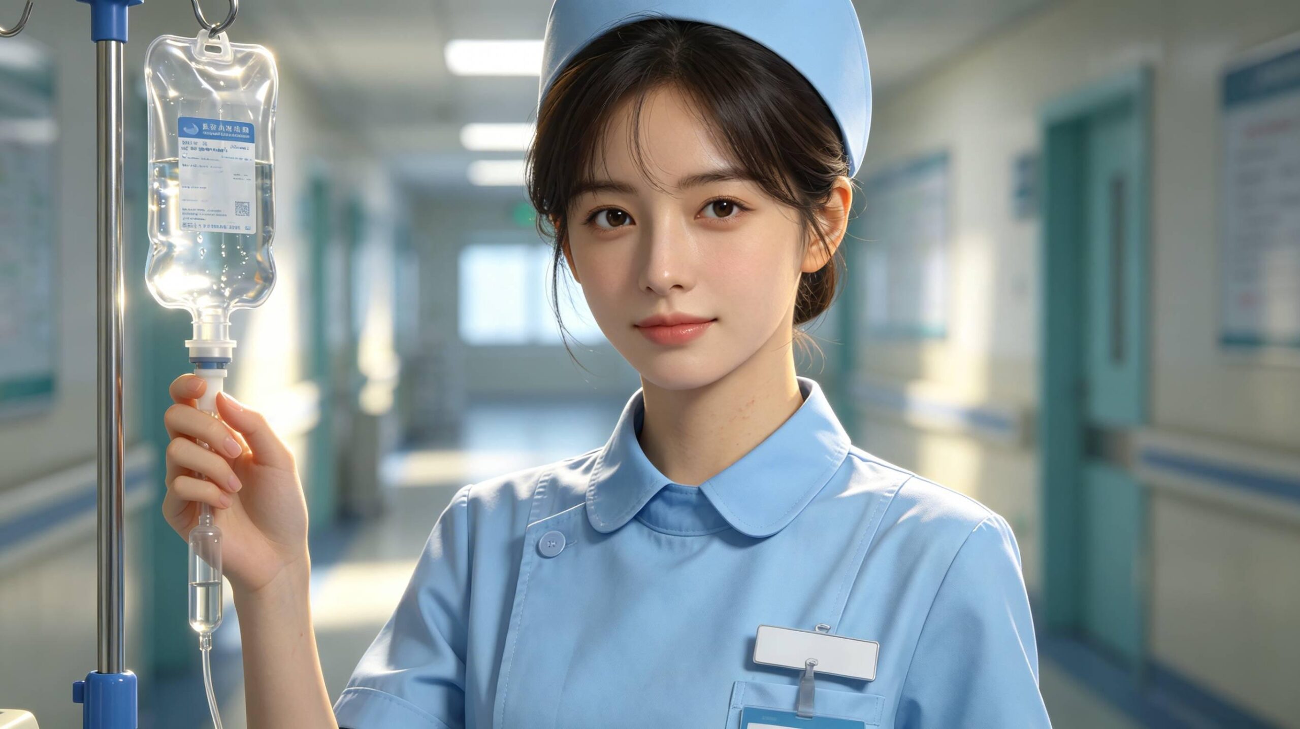 次世代3D护士AI绘画提示词 写实医院人物OC渲染作图关键词 次世代3D写实护士AI绘画提示词 医院人物3D建模效果图 AI绘画提示词