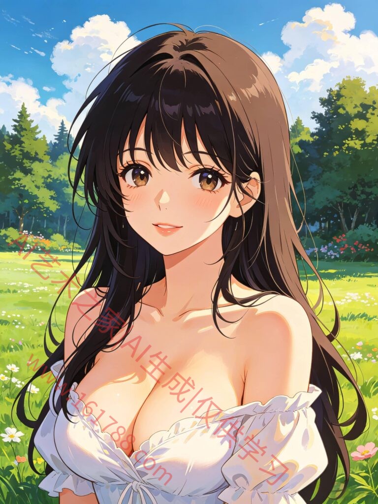 宫崎骏漫画风｜日本女孩户外独奏