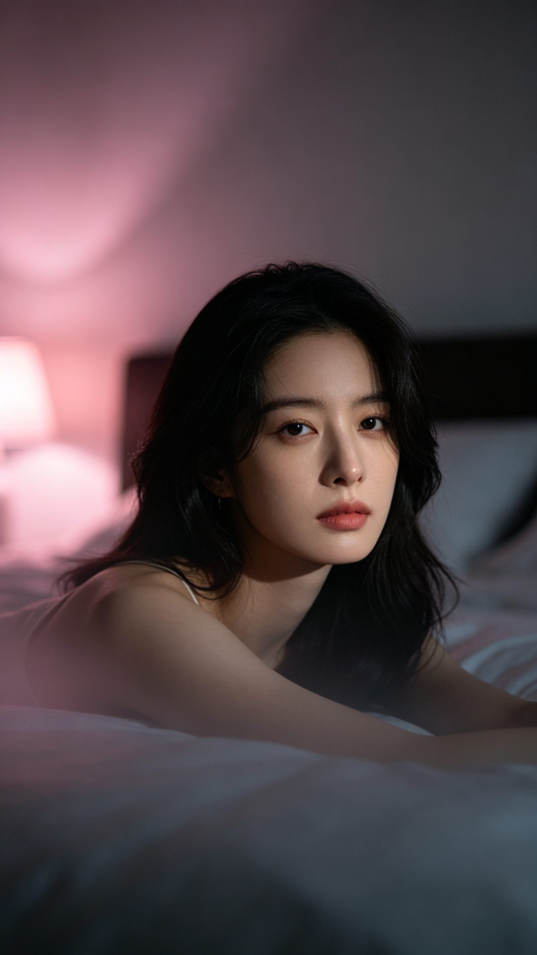POV 第一人称平视微仰视年轻东亚女性半身人像壁纸